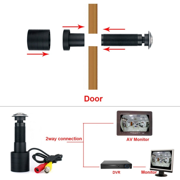 800TVL CVBS Analog door cat eye Color wide view Door Viewer Camera Adjustable Home Security Camera 800TVL CVBS Analog door cat eye Color wide view Door Viewer Camera Adjustable Home Security Camera